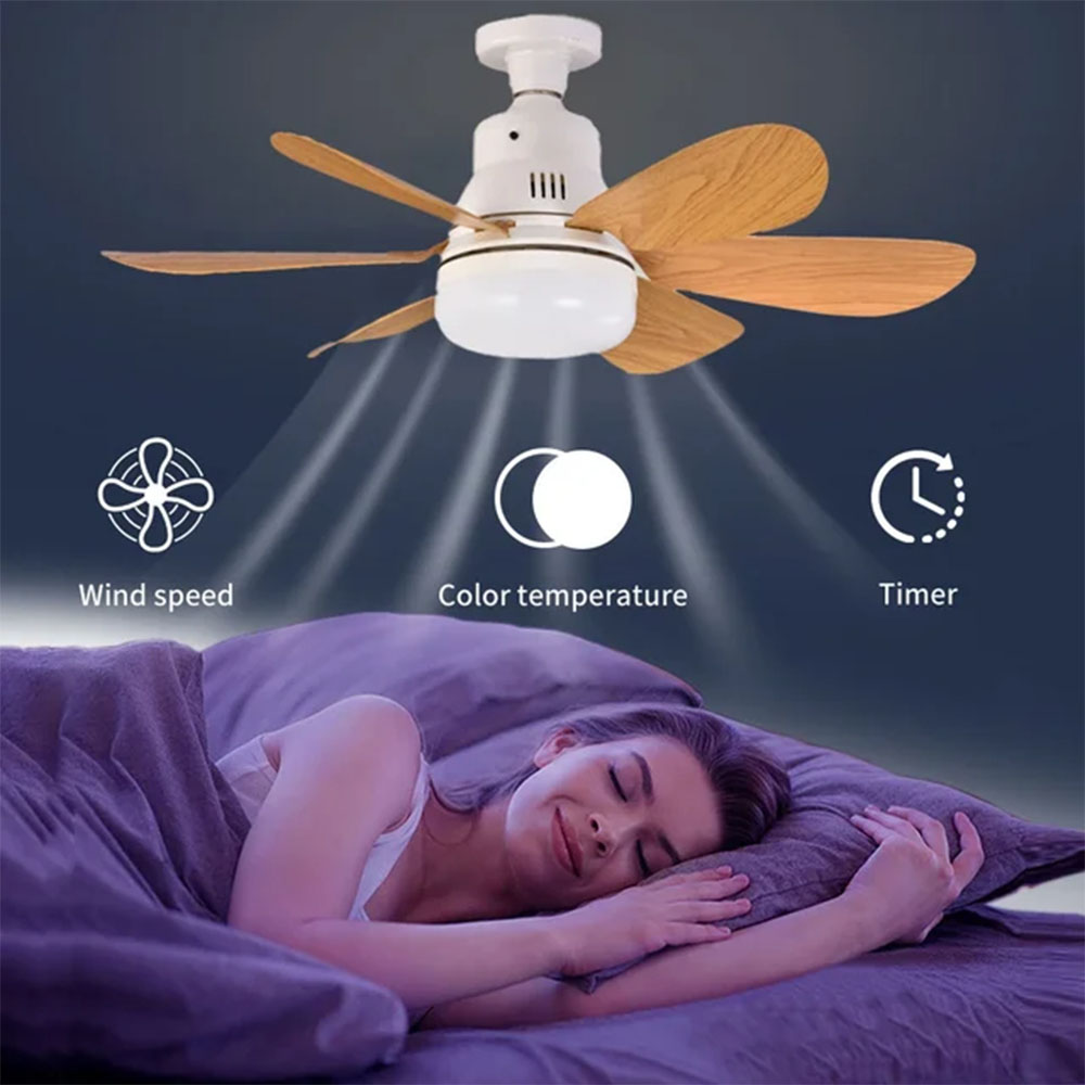 Lampu Kipas Angin Plafon 40W,  - Smart Home Ventilation System ulasan dan harga