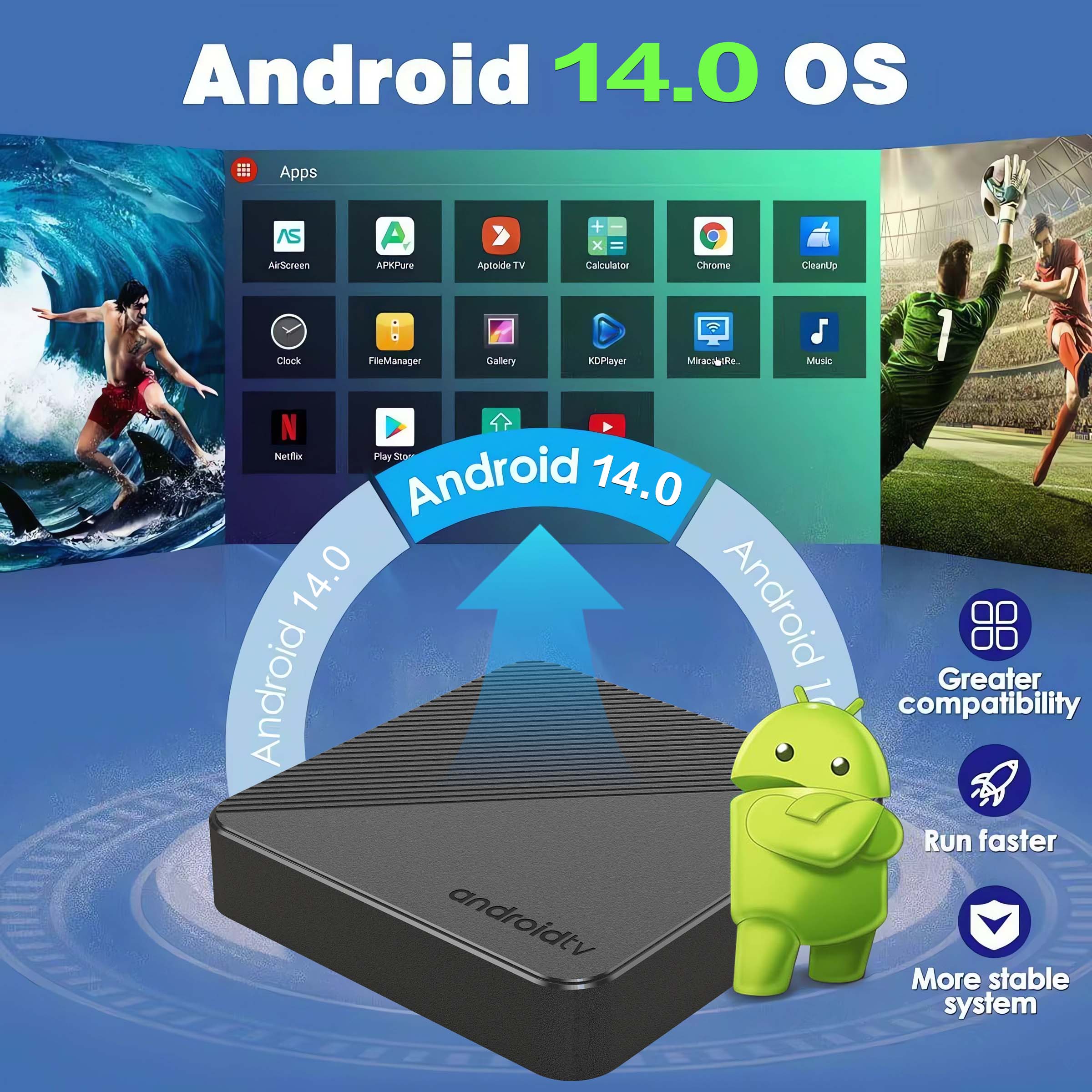 Android 14 Kotak TV Teater Rum - Smart Home Plus ulasan dan harga
