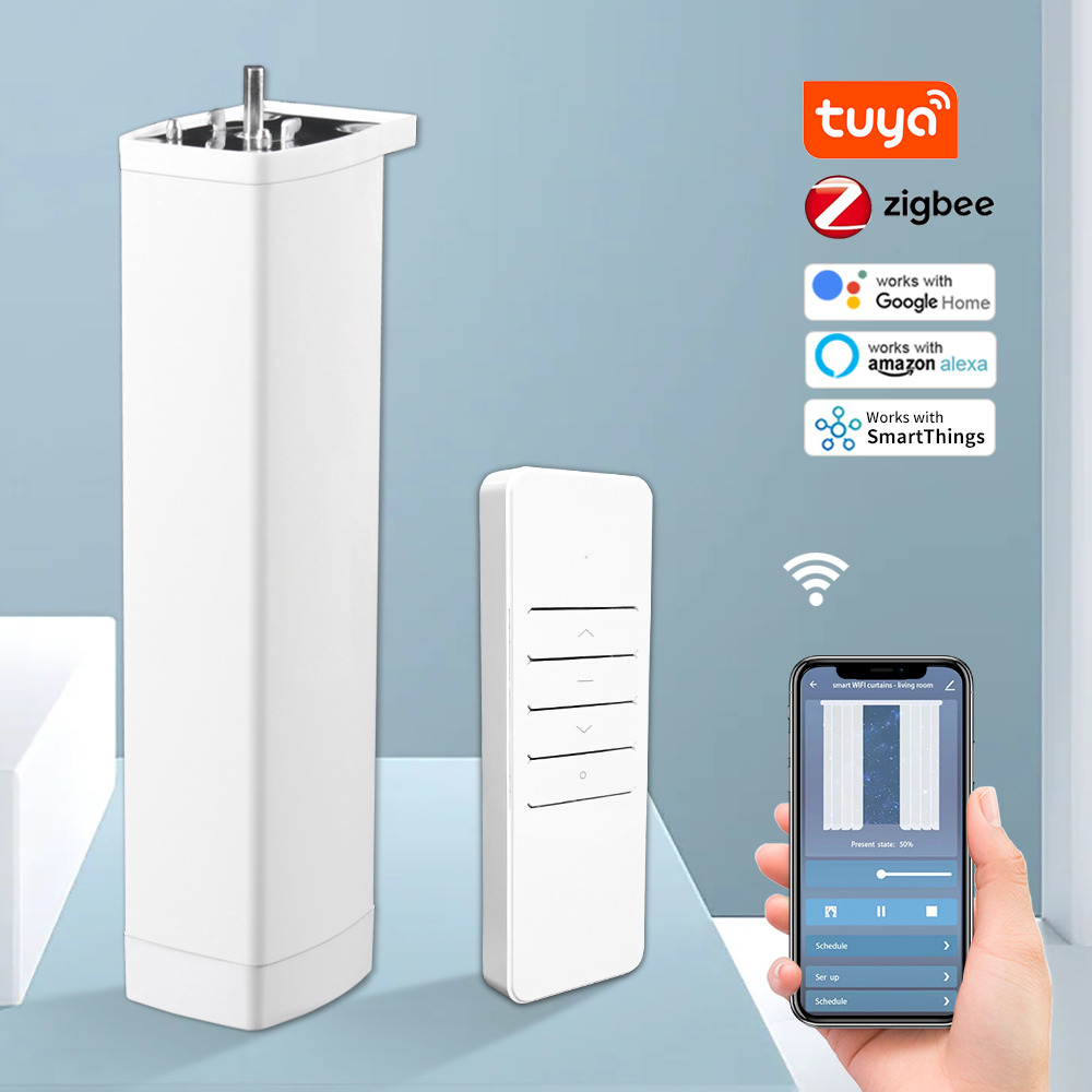 Zigbee Tuya Motor tirai listri - Smart Home Blinds ulasan dan harga
