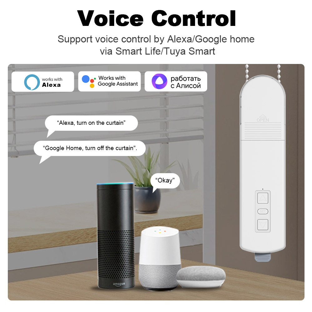 MANHOT Motor Tirai Pintar WiFi - Smart Home Blinds ulasan dan harga